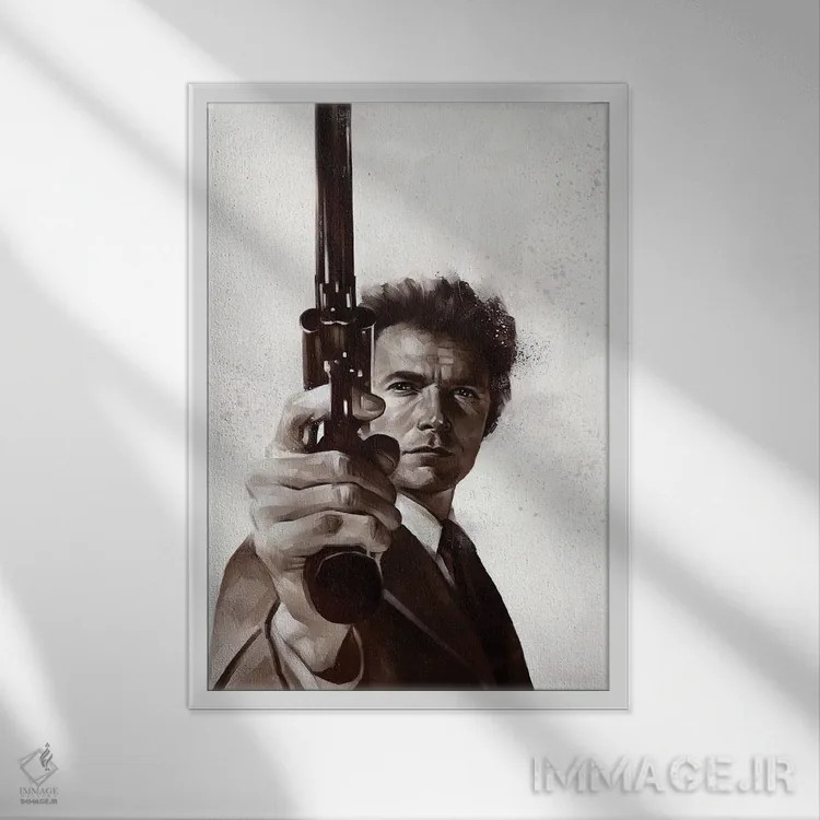 تابلو دکوراتیو هری کثیف اثر دمیتری بلف - نمای قابدار سفید