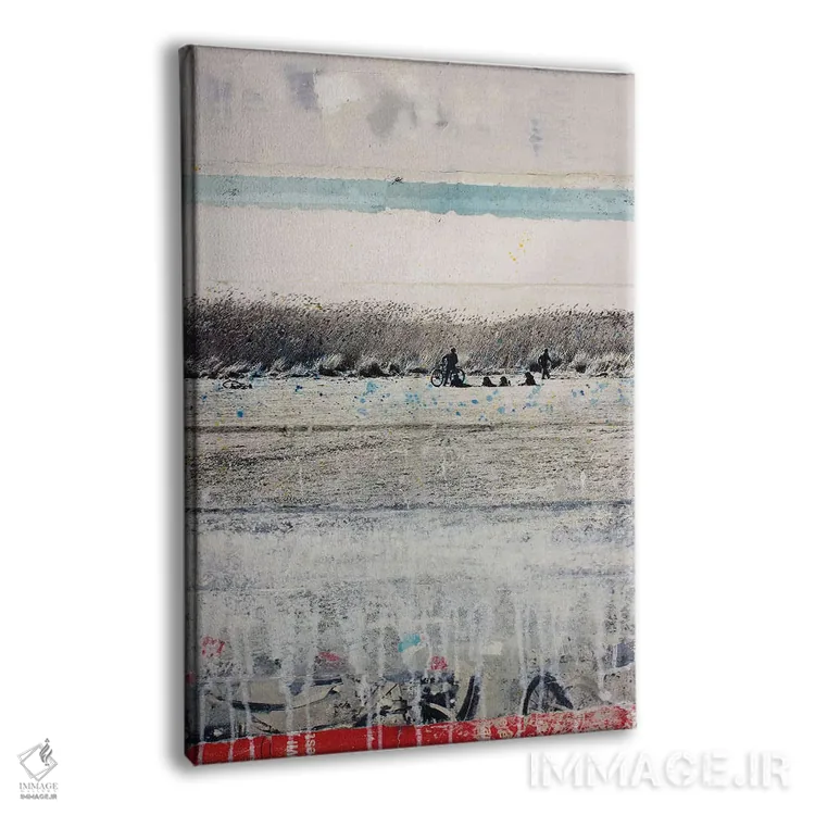 تابلو انتزاعی علف زخمی اثر دی بی واترمن - نمای پرسپکتیو محصول