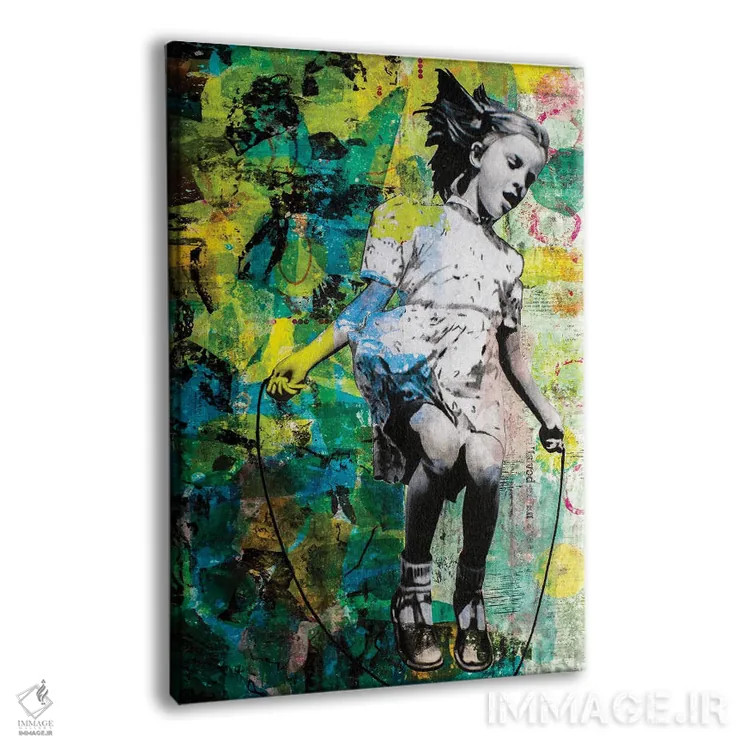 تابلو دکوراتیو نور صحنه اثر دی بی واترمن - نمای پرسپکتیو محصول