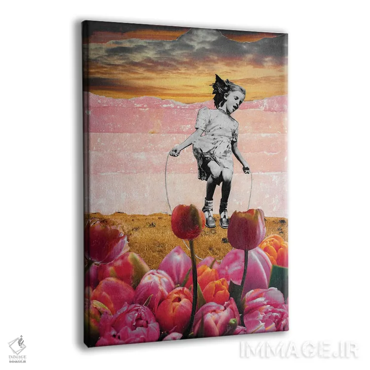 تابلو دکوراتیو دوچرخه سواری هلندی اثر دی بی واترمن - نمای پرسپکتیو محصول