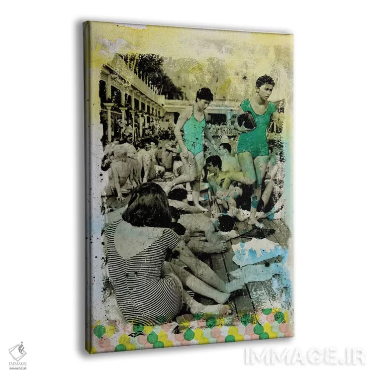 تابلو دکوراتیو یک قطعه اثر دی بی واترمن - نمای پرسپکتیو محصول