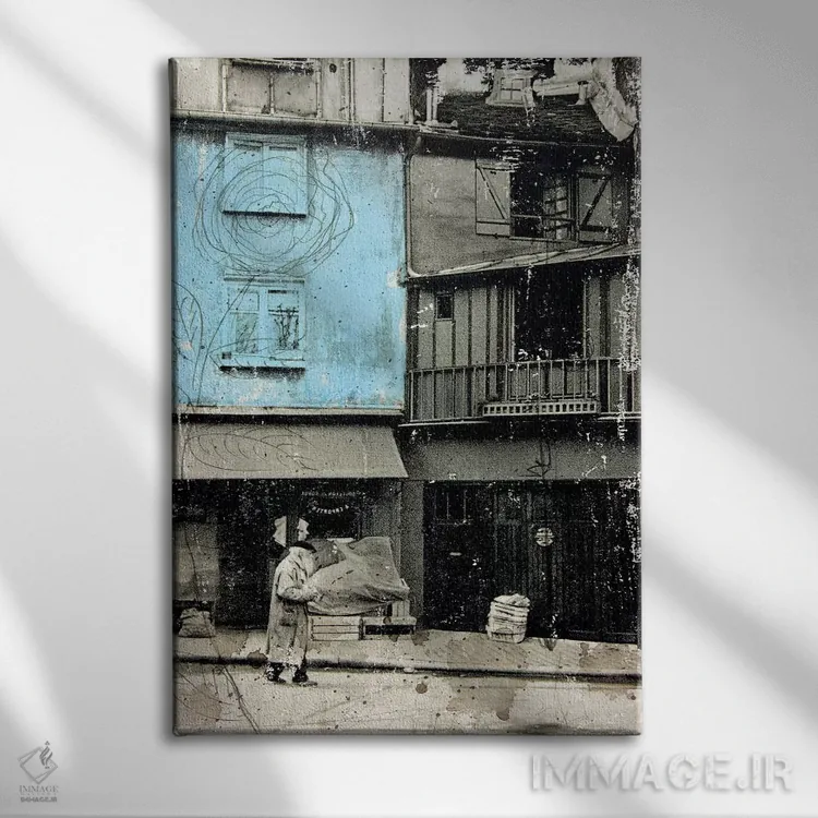 تابلو دکوراتیو تقریبا نزدیک پایان اثر دی بی واترمن - نمای روبهرو روی دیوار