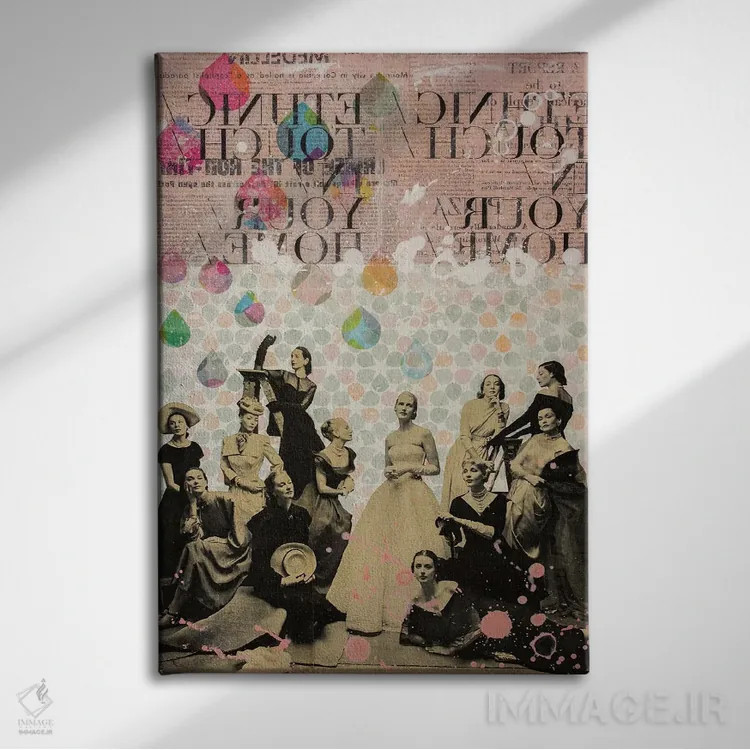 تابلو دکوراتیو بیشترین تعقیب شده اثر دی بی واترمن - نمای روبهرو روی دیوار