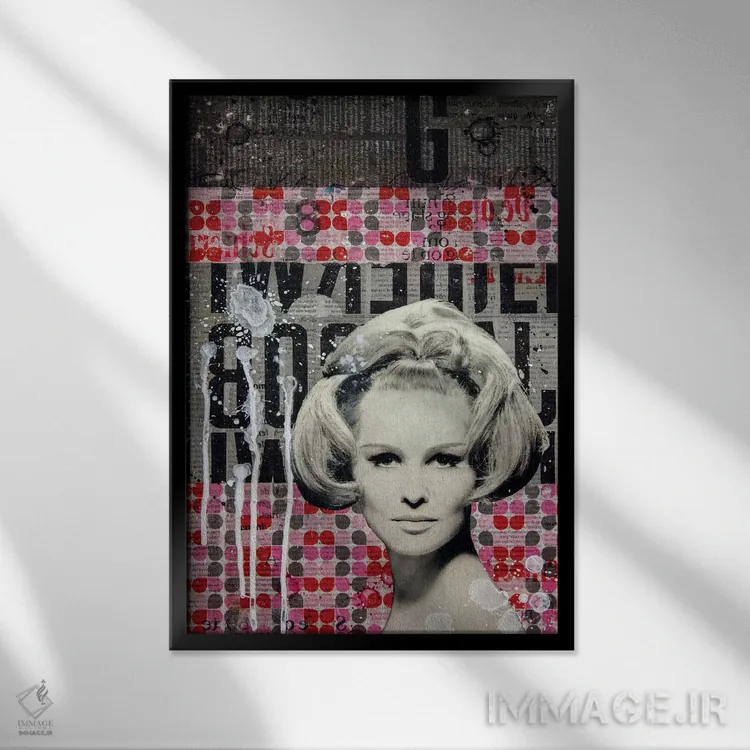 تابلو دکوراتیو خب که چی! اثر دی بی واترمن - نمای قابدار مشکی