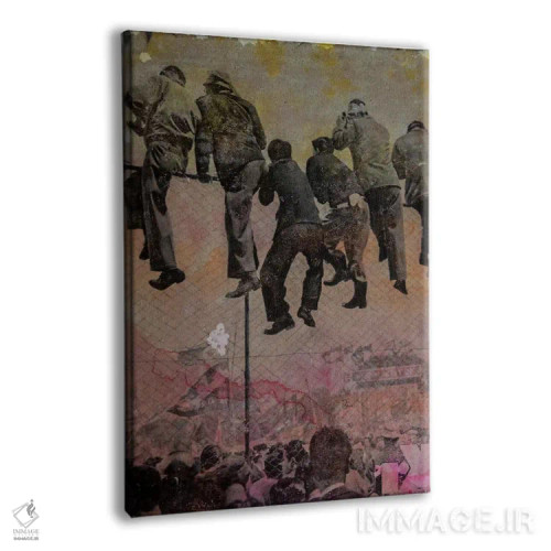 تابلو دکوراتیو تماشاگران اثر دی بی واترمن - نمای پرسپکتیو محصول