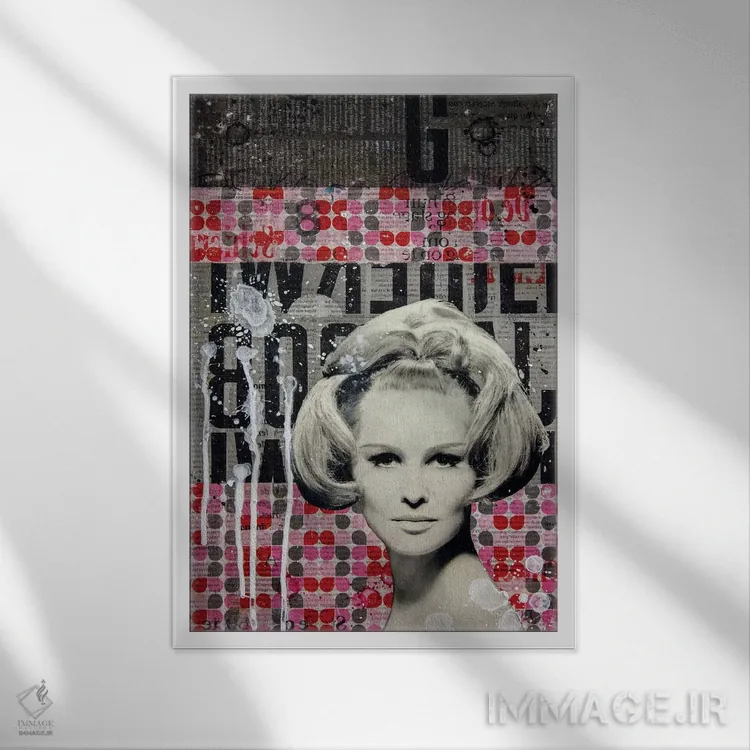 تابلو دکوراتیو خب که چی! اثر دی بی واترمن - نمای قابدار سفید