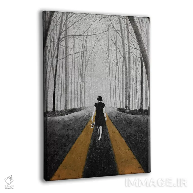 تابلو دکوراتیو درون آبی اثر دی بی واترمن - نمای پرسپکتیو محصول