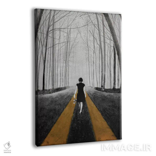 تابلو دکوراتیو درون آبی اثر دی بی واترمن - نمای پرسپکتیو محصول