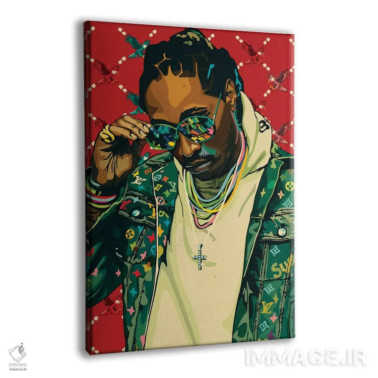 تابلو دکوراتیو آینده اثر دای کریس آرت - نمای پرسپکتیو محصول