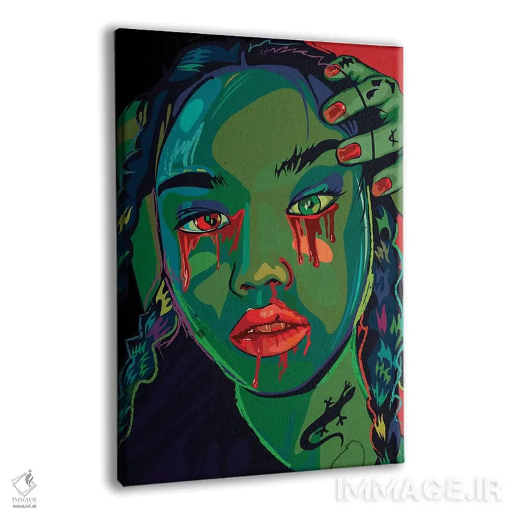 تابلو دکوراتیو من خودم را خیلی دوست دارم اثر دای کریس آرت - نمای پرسپکتیو محصول