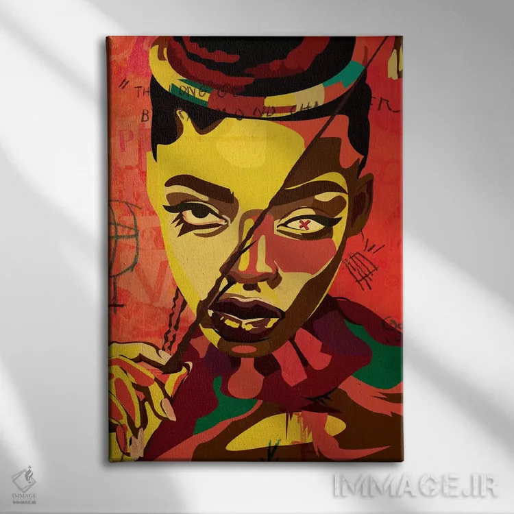 تابلو دکوراتیو کاجی ۶ اثر دای کریس آرت - نمای روبهرو روی دیوار