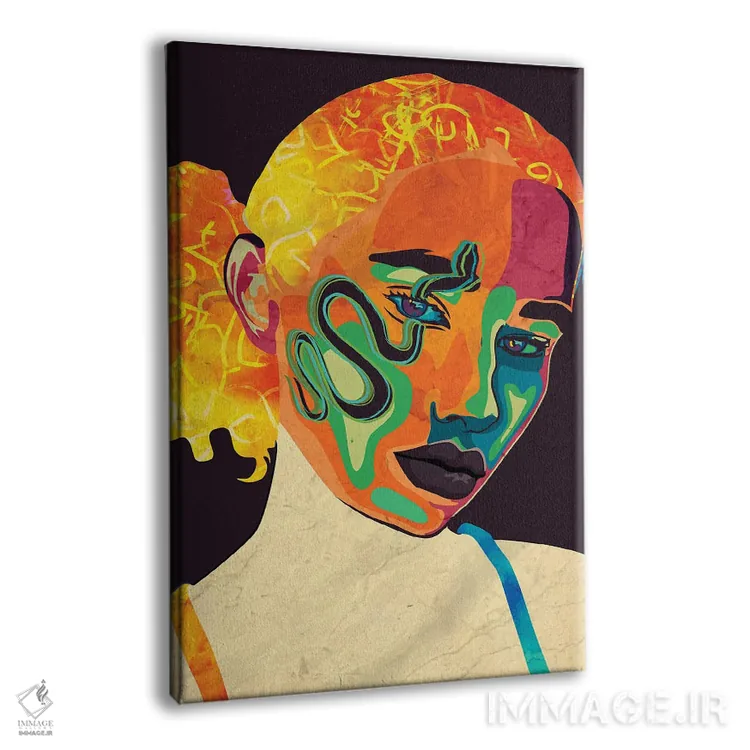 تابلو دکوراتیو پالی اثر دای کریس آرت - نمای پرسپکتیو محصول