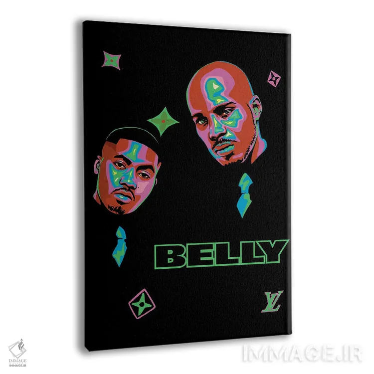 تابلو دکوراتیو شکم اثر دای کریس آرت - نمای پرسپکتیو محصول