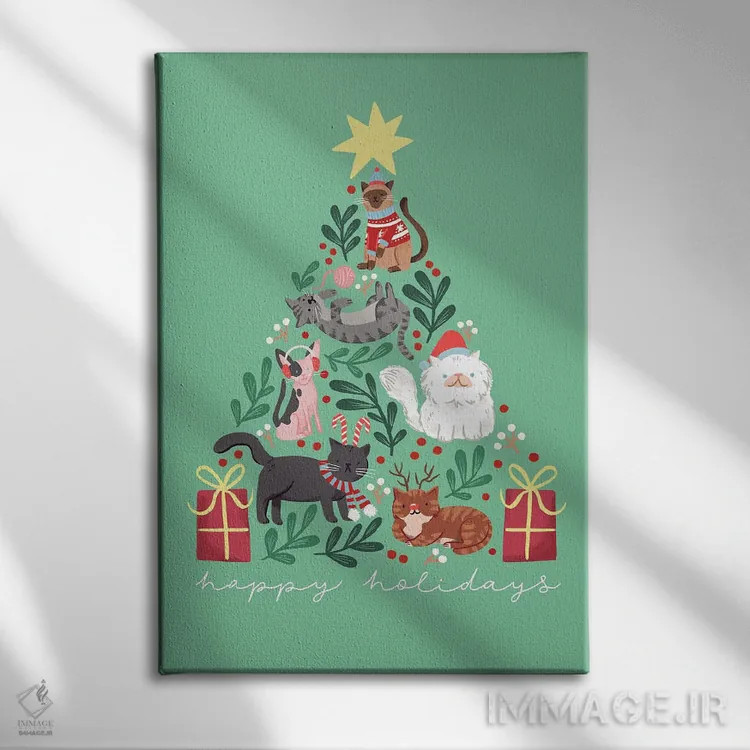 تابلو دکوراتیو تعطیلات خوش اثر دبورا کوریل - نمای روبهرو روی دیوار