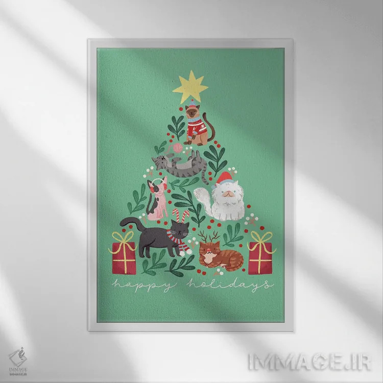 تابلو دکوراتیو تعطیلات خوش اثر دبورا کوریل - نمای قابدار سفید