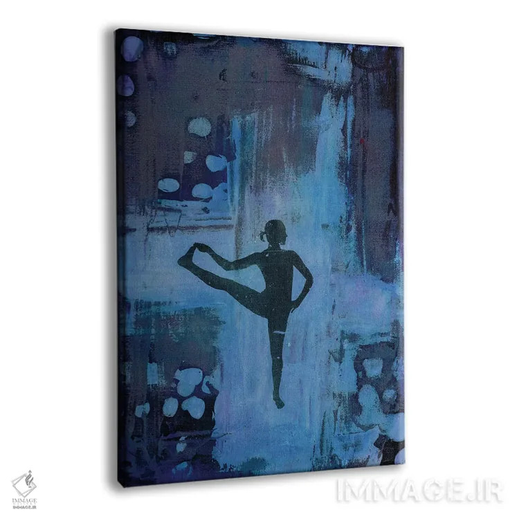 تابلو انتزاعی تعادل خود را حفظ می کنم اثر دب چانی - نمای پرسپکتیو محصول