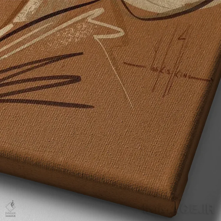 تابلو دکوراتیو جسور اثر دیوید کلمن جونیور - نمای نزدیک بافت بوم