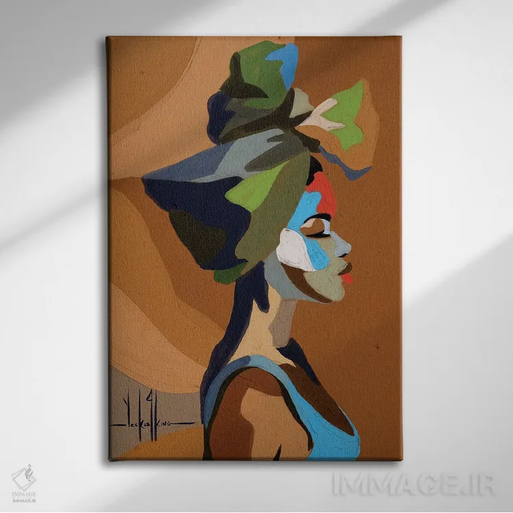 تابلو دکوراتیو یادگیرنده اثر دیوید کلمن جونیور - نمای روبهرو روی دیوار