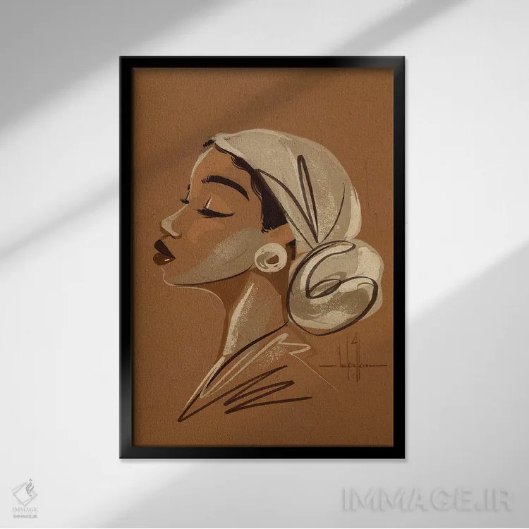 تابلو دکوراتیو جسور اثر دیوید کلمن جونیور - نمای قابدار مشکی