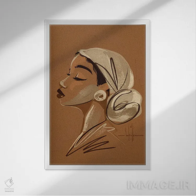 تابلو دکوراتیو جسور اثر دیوید کلمن جونیور - نمای قابدار سفید