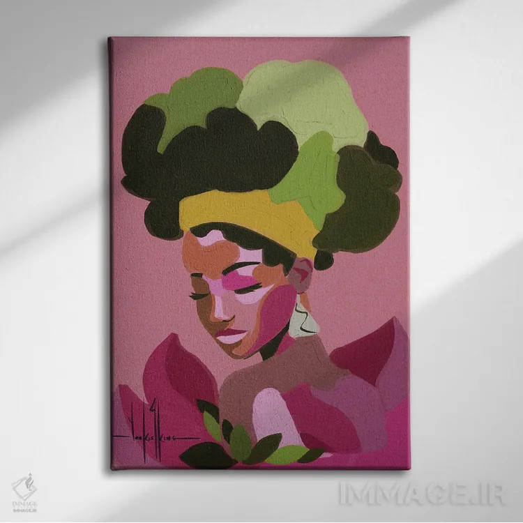 تابلو دکوراتیو اسموتی میوه های جنگلی اثر دیوید کلمن جونیور - نمای روبهرو روی دیوار