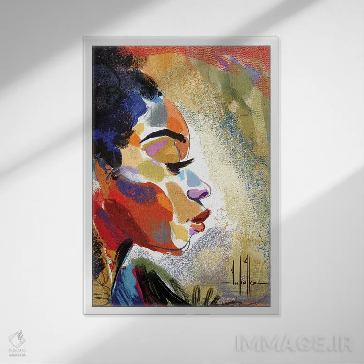 تابلو دکوراتیو وفور اثر دیوید کلمن جونیور - نمای قابدار سفید