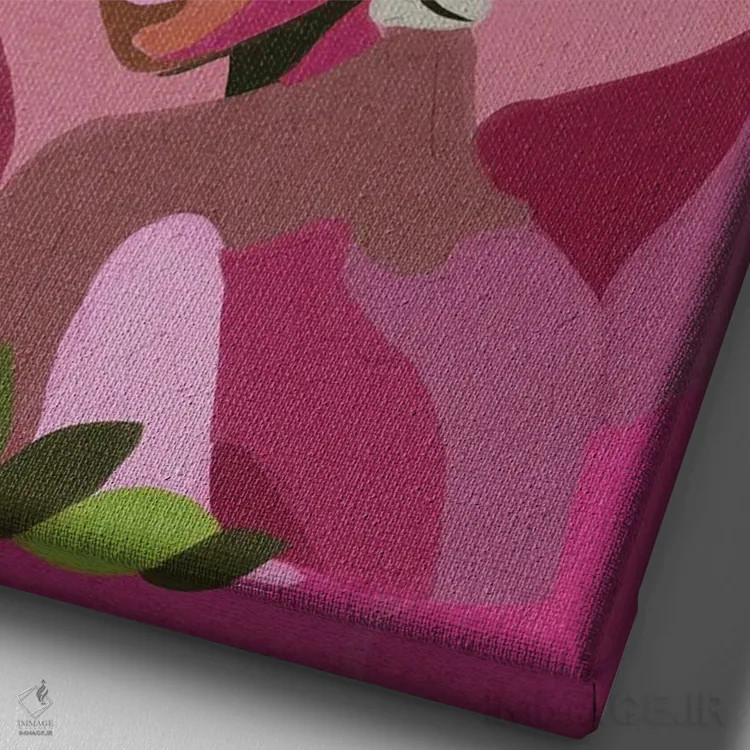 تابلو دکوراتیو اسموتی میوه های جنگلی اثر دیوید کلمن جونیور - نمای نزدیک بافت بوم