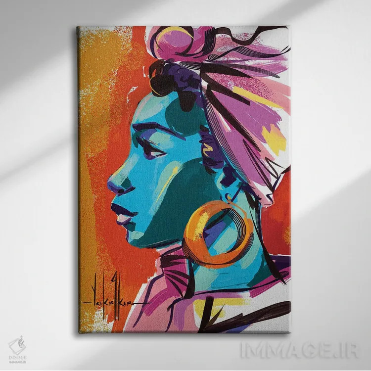 تابلو دکوراتیو کنترل اثر دیوید کلمن جونیور - نمای روبهرو روی دیوار