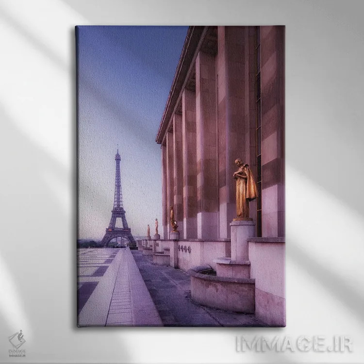 تابلو دکوراتیو تروکادرو اثر دیوید کلاپ - نمای روبهرو روی دیوار