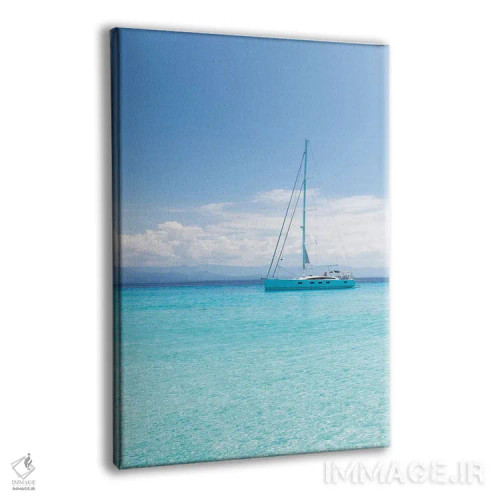 تابلو دکوراتیو کورفو نقره ای ۲۱ اثر دیوید کلاپ - نمای پرسپکتیو محصول