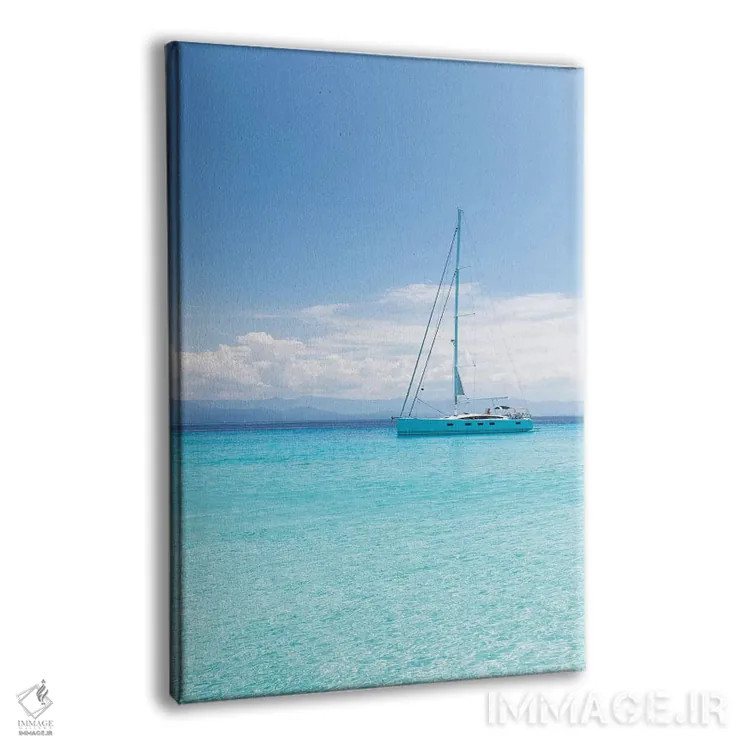 تابلو دکوراتیو کورفو نقره ای ۲۱ اثر دیوید کلاپ - نمای پرسپکتیو محصول