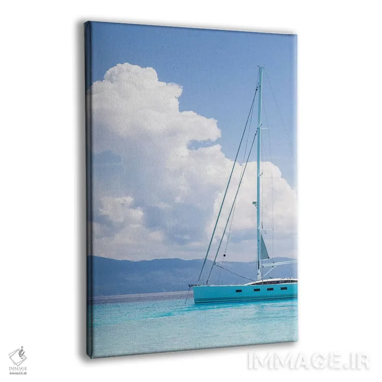 تابلو دکوراتیو کورفو نقره ای ۲۶ اثر دیوید کلاپ - نمای پرسپکتیو محصول