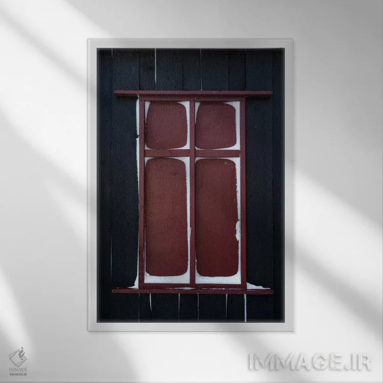 تابلو دکوراتیو هتل بودیر سنای فلزنس ایسلند ۱ اثر دیوید کلاپ - نمای قابدار سفید