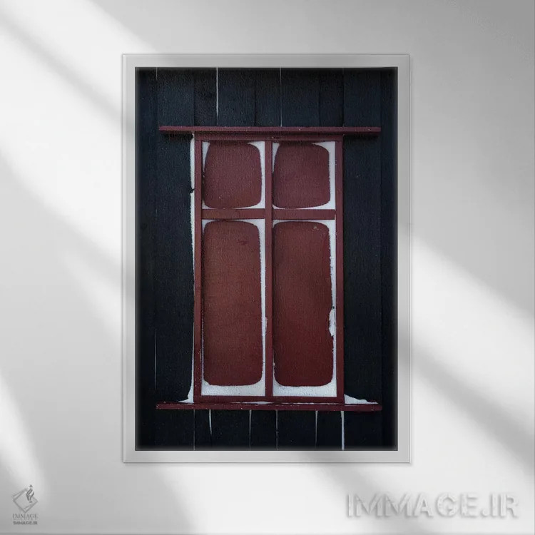 تابلو دکوراتیو هتل بودیر سنای فلزنس ایسلند ۱ اثر دیوید کلاپ - نمای قابدار سفید