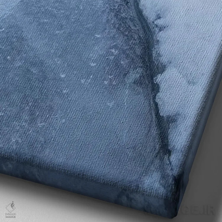 تابلو دکوراتیو کیرکجوفل سنای فلزنس ایسلند ۷ اثر دیوید کلاپ - نمای نزدیک بافت بوم