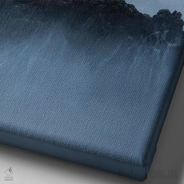 تابلو دکوراتیو فانوس دریایی فاناد ایرلند ۱۱ اثر دیوید کلاپ - نمای نزدیک بافت بوم