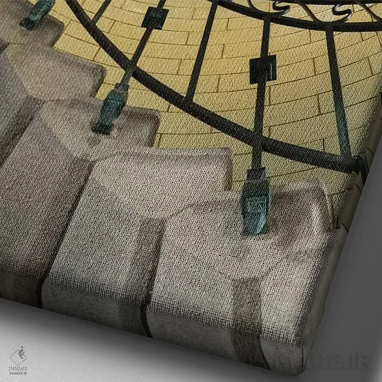 تابلو دکوراتیو Penmarc'h Eckmühl I,بریتانی، پنمارک اکمیل ۱ اثر دیوید کلاپ - نمای نزدیک بافت بوم