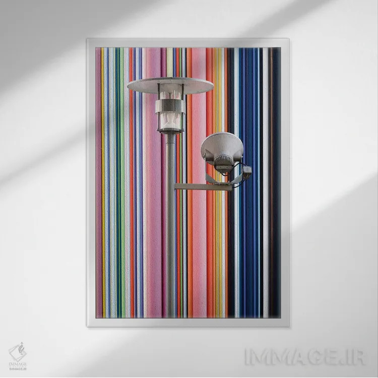 تابلو دکوراتیو لا دفانس پاریس ۴ اثر دیوید کلاپ - نمای قابدار سفید