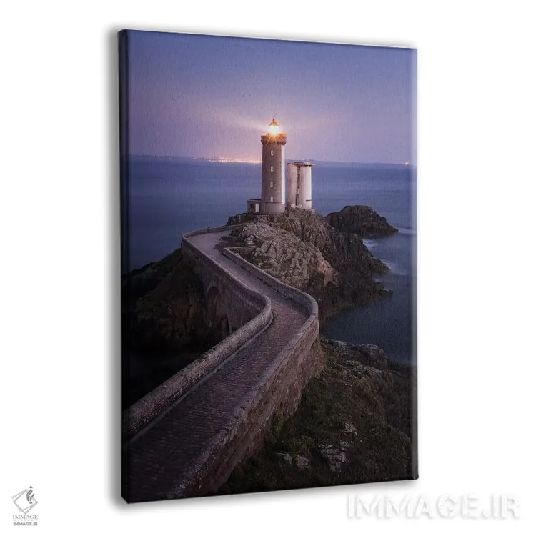 تابلو دکوراتیو Phare du Petit Minou II,بریتانی، فانوس دریایی پتی مینو ۲ اثر دیوید کلاپ - نمای پرسپکتیو محصول