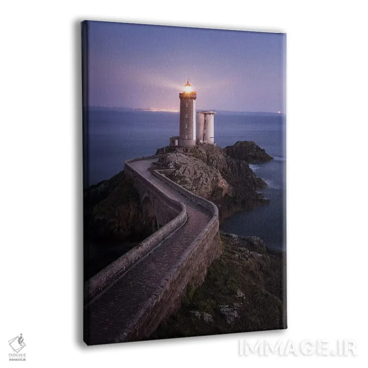 تابلو دکوراتیو Phare du Petit Minou II,بریتانی، فانوس دریایی پتی مینو ۲ اثر دیوید کلاپ - نمای پرسپکتیو محصول