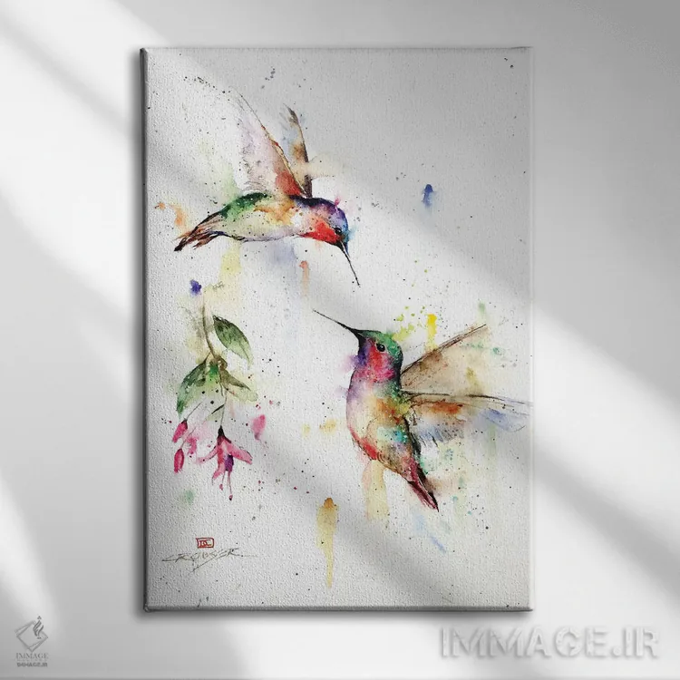 تابلو دکوراتیو محل ملاقات اثر باور کراوزر - نمای روبهرو روی دیوار