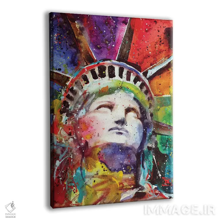 تابلو دکوراتیو تندیس آزادی اثر باور کراوزر - نمای پرسپکتیو محصول