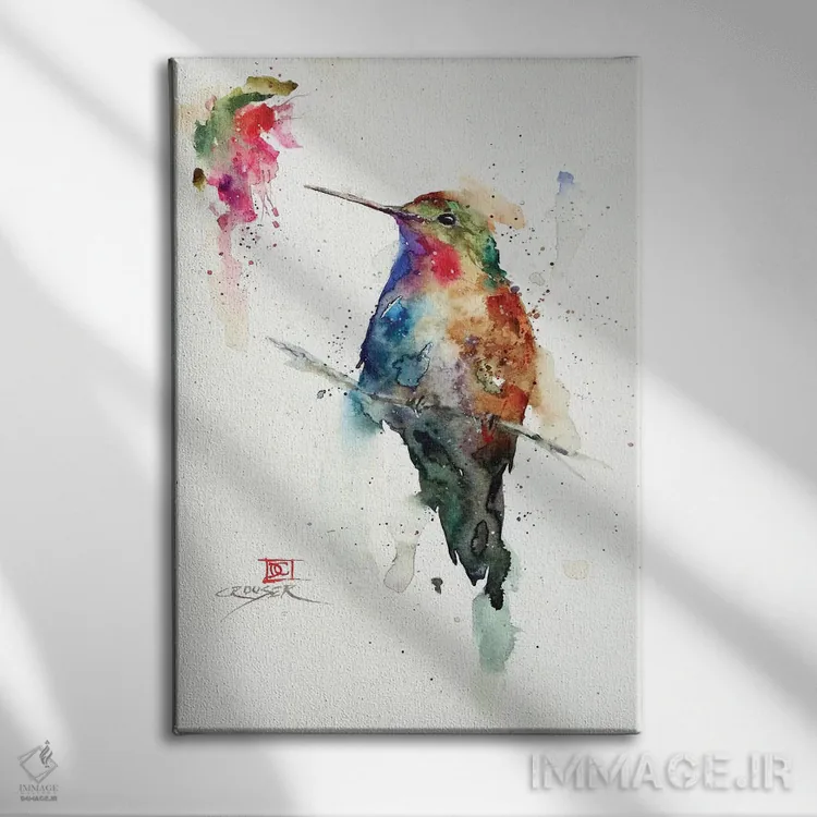 تابلو دکوراتیو عقیق اثر باور کراوزر - نمای روبهرو روی دیوار