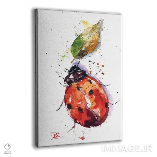 تابلو دکوراتیو کفشدوزک اثر باور کراوزر - نمای پرسپکتیو محصول