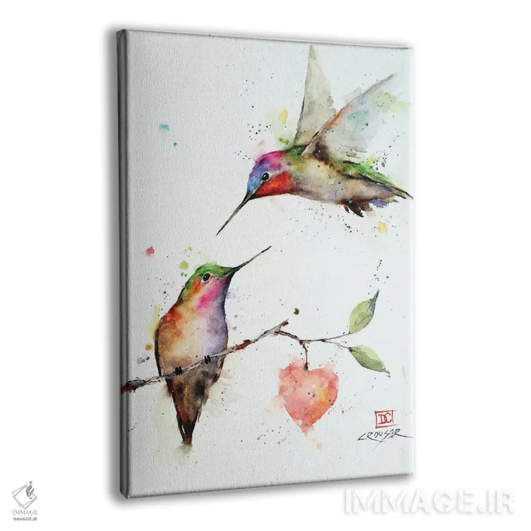 تابلو دکوراتیو عشق در هواست اثر باور کراوزر - نمای پرسپکتیو محصول