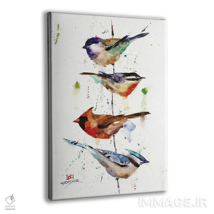 تابلو دکوراتیو شاخه استراحتگاه اثر باور کراوزر - نمای پرسپکتیو محصول