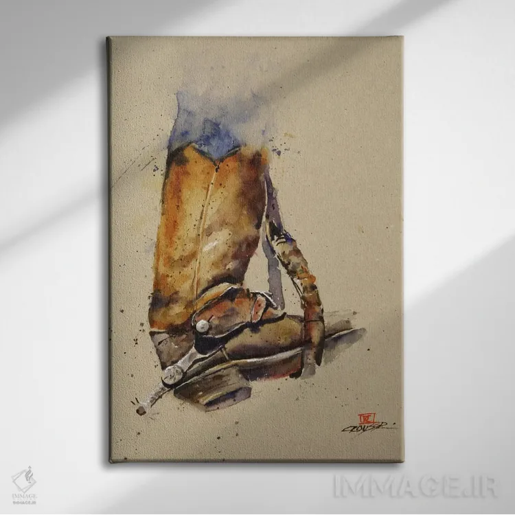 تابلو دکوراتیو جاده دعوت می کند اثر باور کراوزر - نمای روبهرو روی دیوار