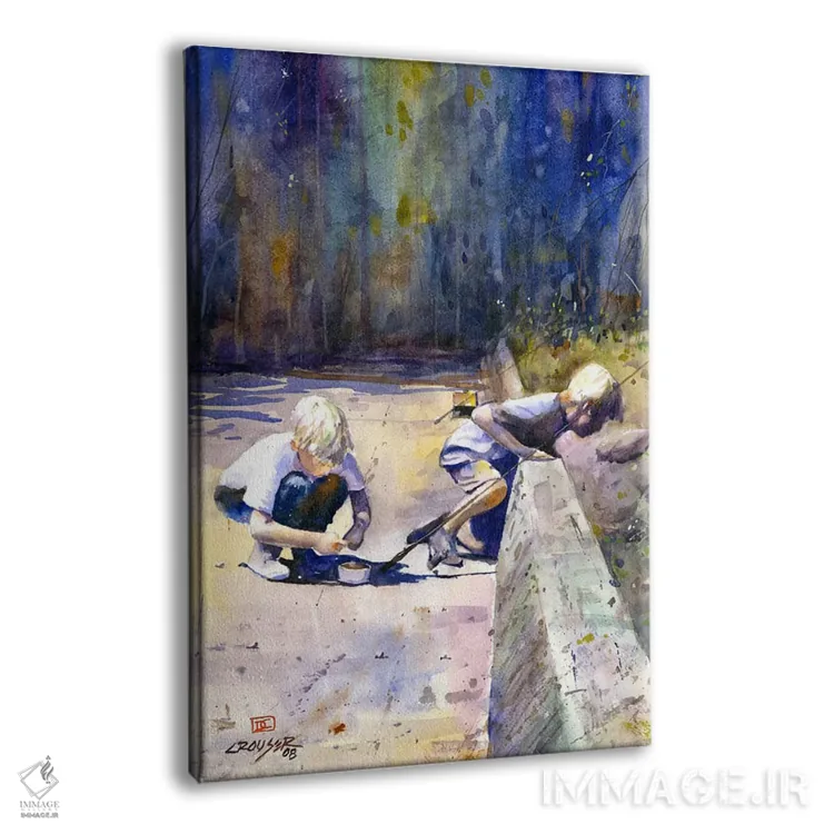 تابلو دکوراتیو دوستی واقعی اثر باور کراوزر - نمای پرسپکتیو محصول