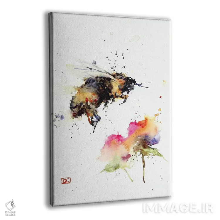 تابلو دکوراتیو گفت وگوی علف دم گربه ای اثر باور کراوزر - نمای پرسپکتیو محصول