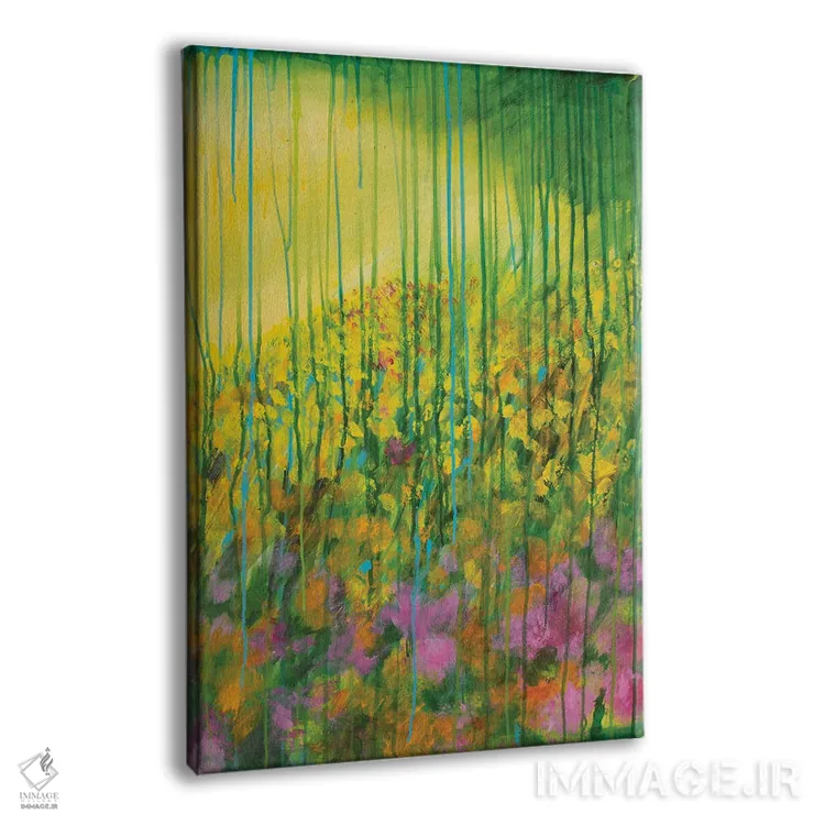 تابلو انتزاعی باغ وحشی II، ۲۰۲۱ اثر دنیلا کارلتی - نمای پرسپکتیو محصول